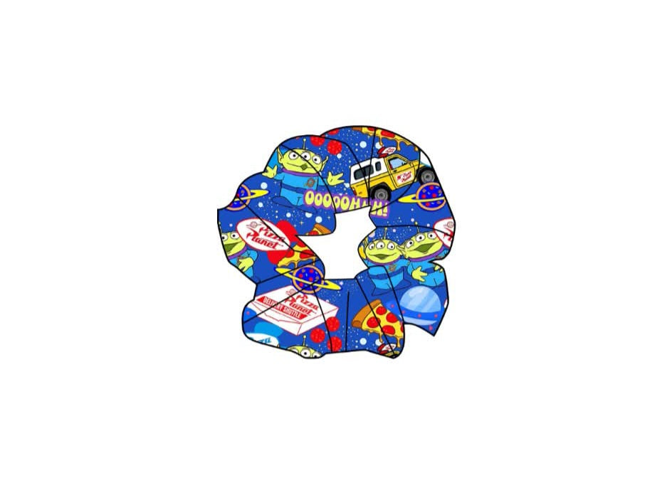 Pizza Planet Scrunchie