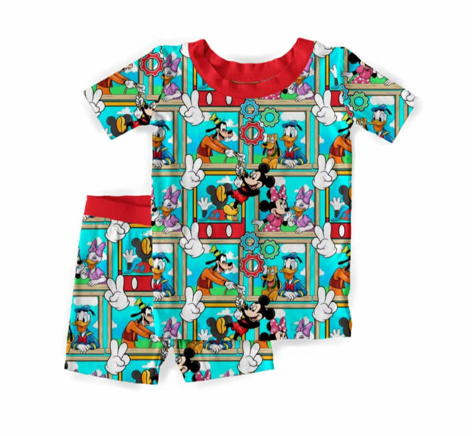 Clubhouse PJ Shorts Set