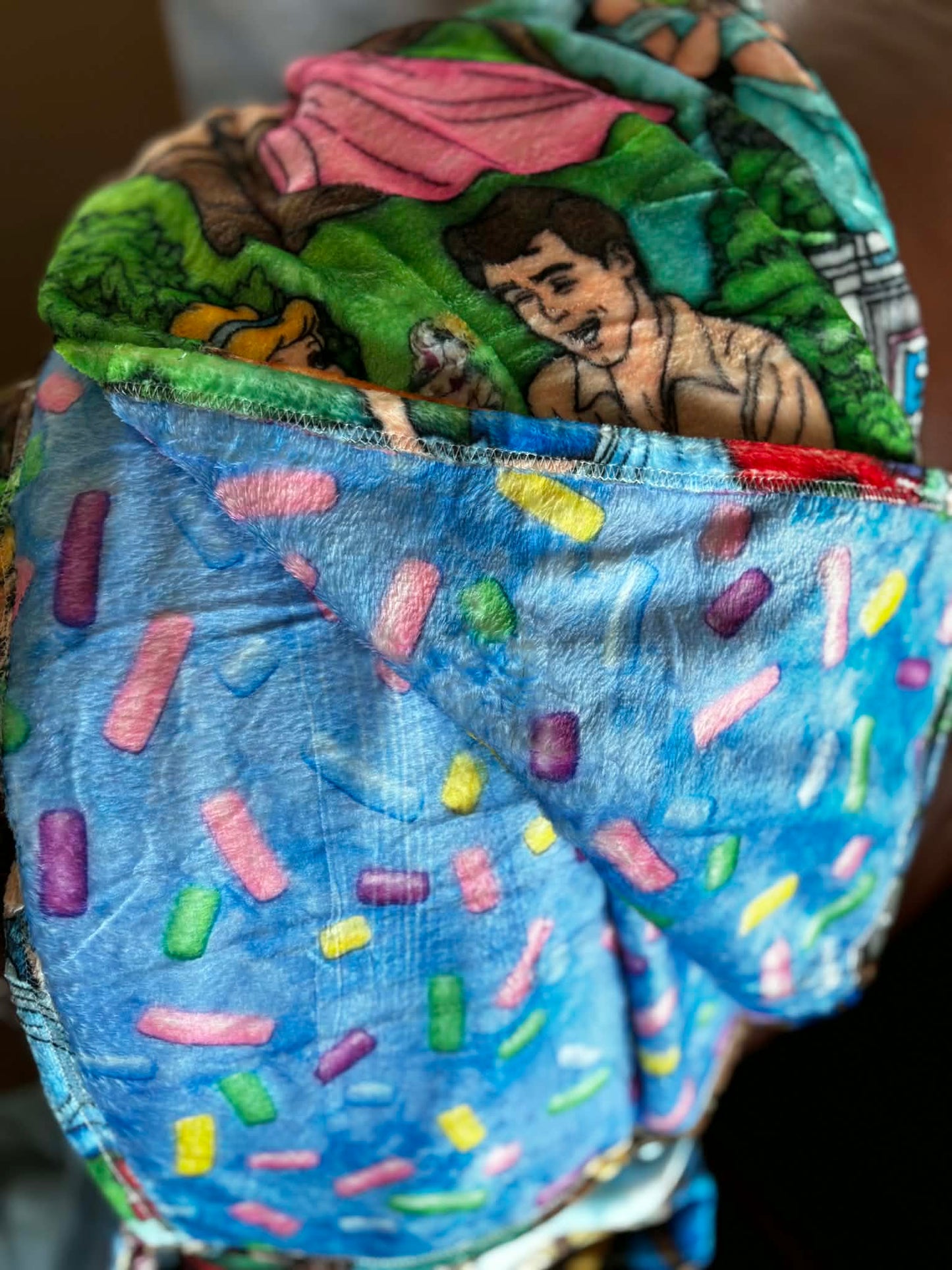 Ice Cream Date 60x60 Plush Blanket