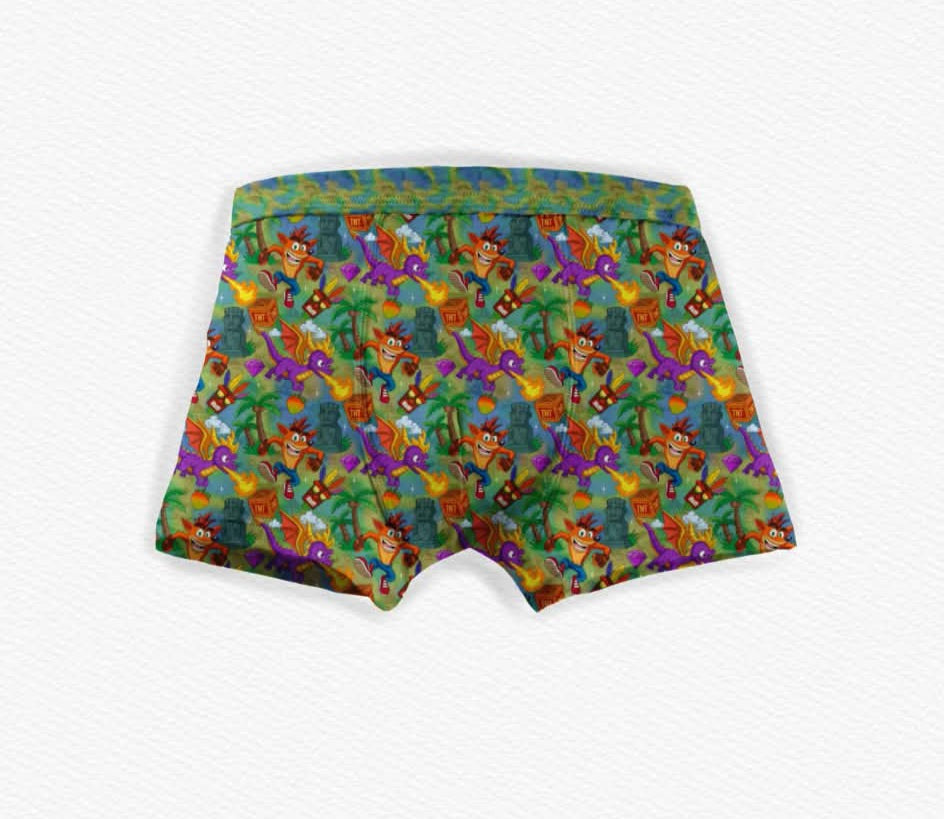 Crash & Spyro Mash Bamboo Boxers