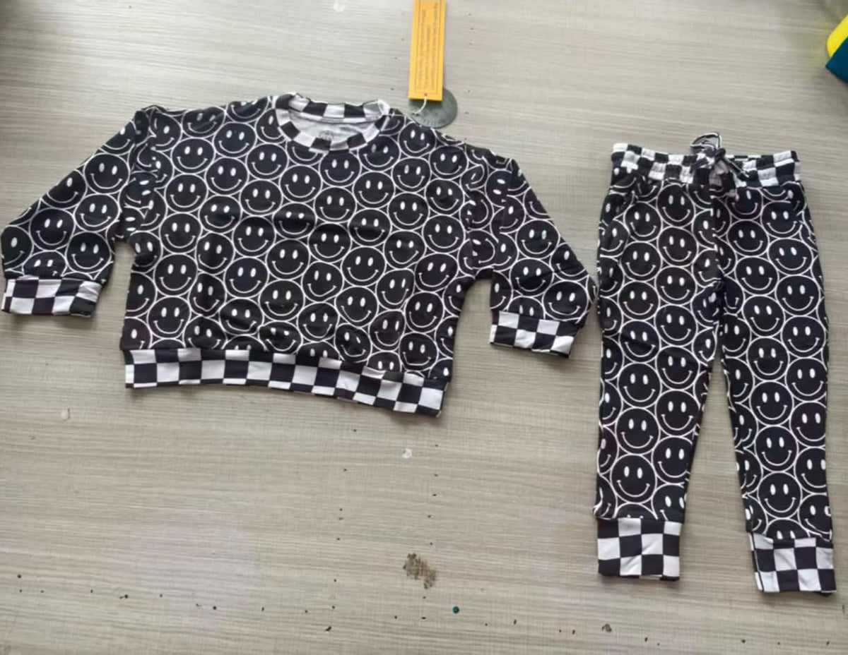Smiley Bamboo Jogger Set