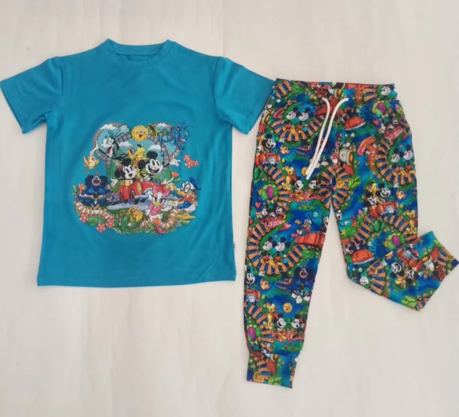 Runaway Railway Bamboo Jogger Set