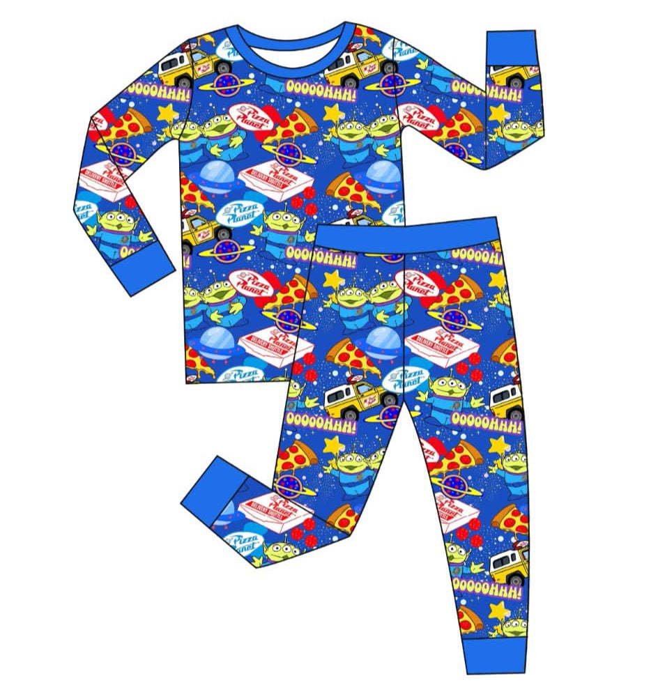 Pizza Planet Long Sleeve Pants PJ Set