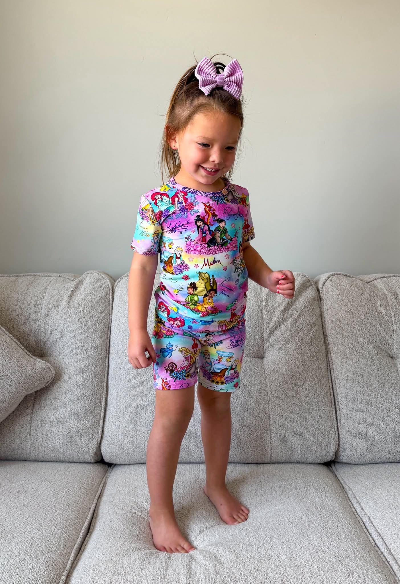 Royalty vs Reality PJ Shorts Set