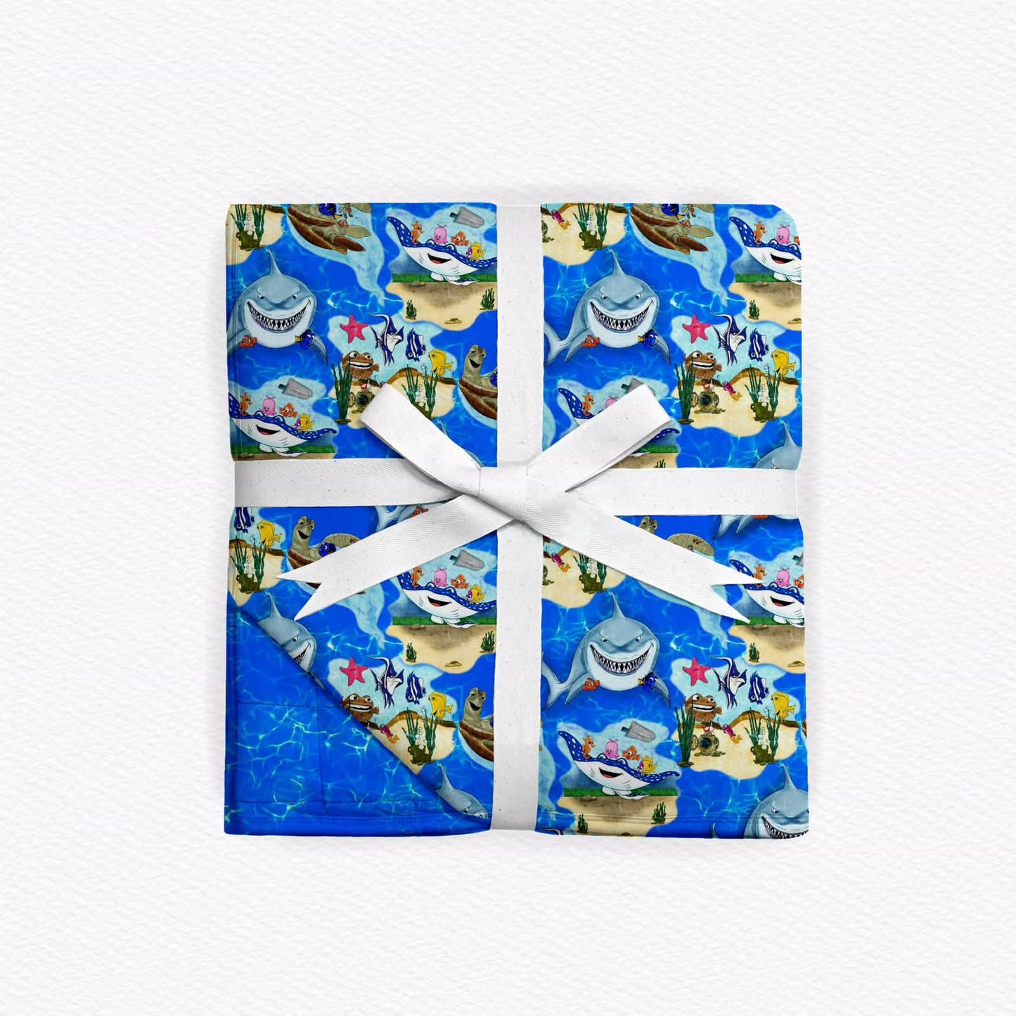 Sea Anemone Bamboo Minky Blanket