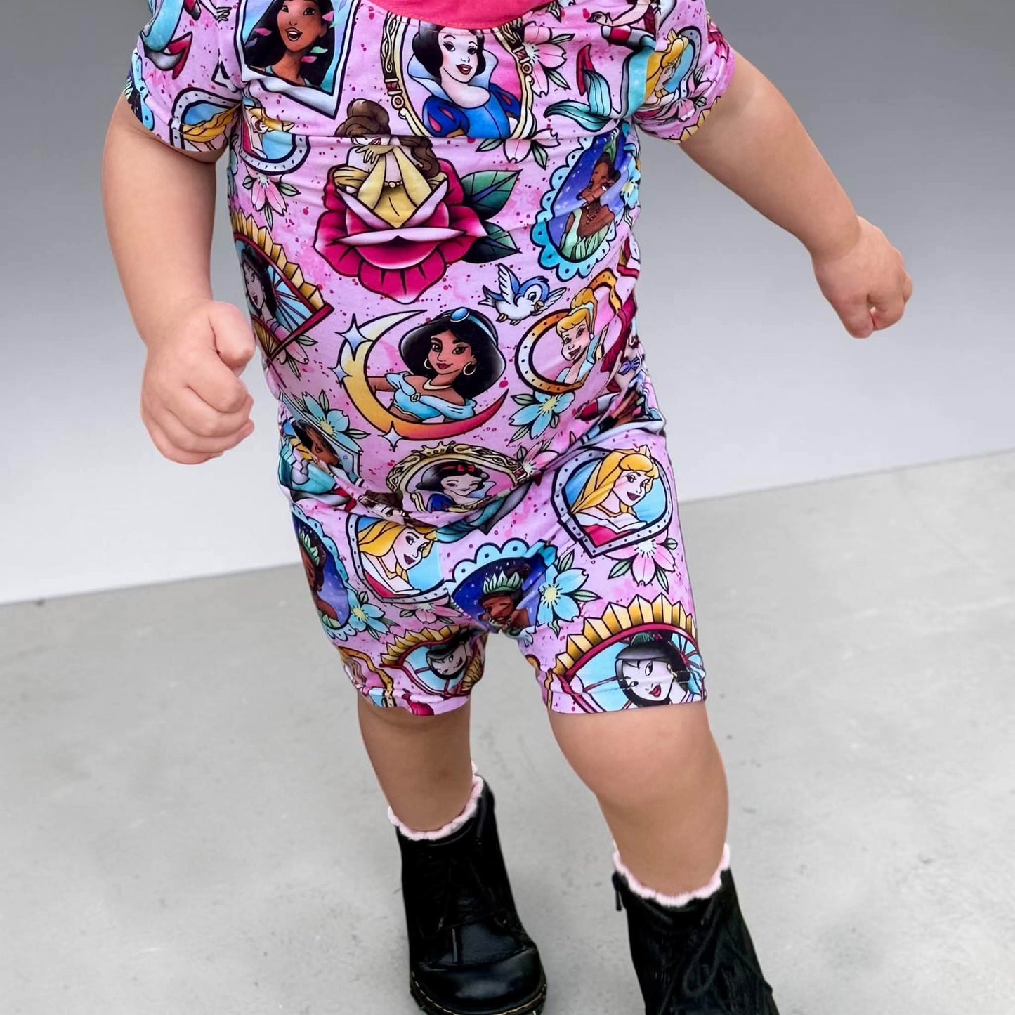 Princess Portrait PJ Shorts Set
