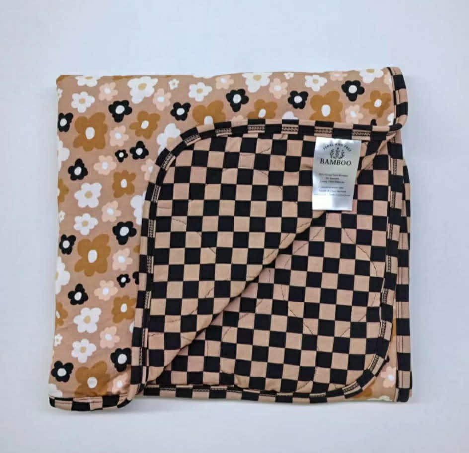 Flowers Quilted Blanket