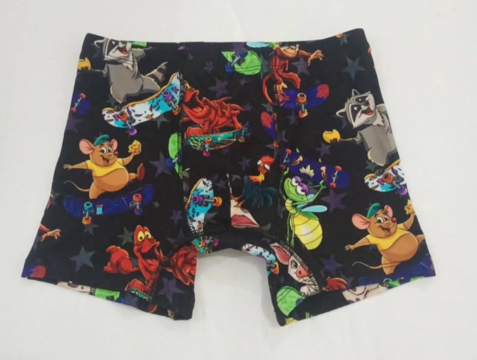 Skateboarding Sidekicks Bamboo Boxers