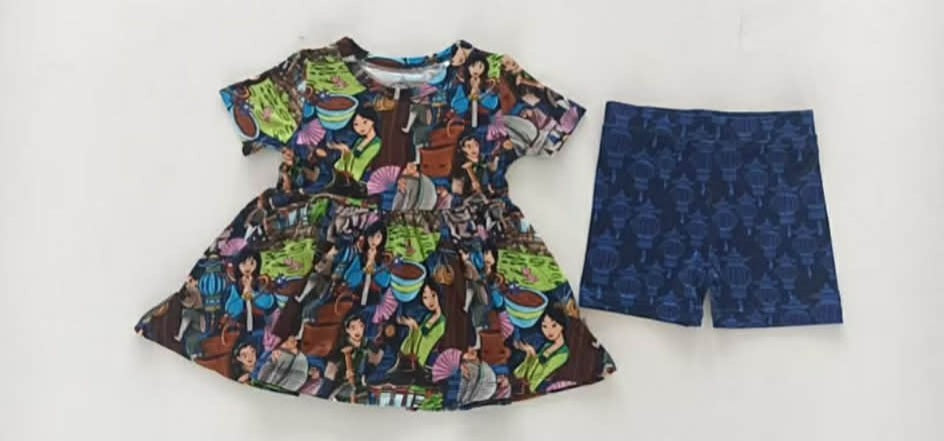 Warriors Bloom Peplum Set