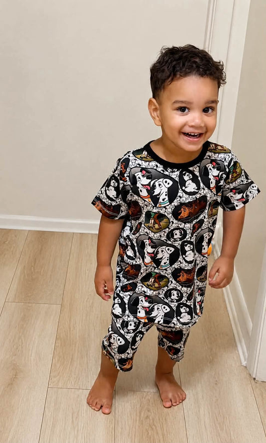 Spot Squad Short Sleeve & Shorts PJ Set