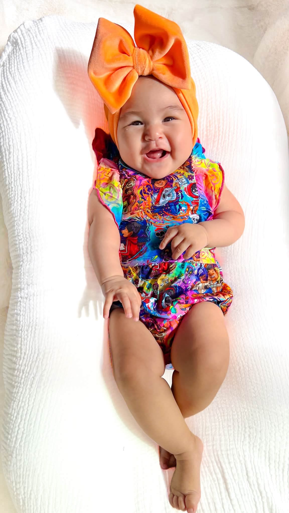 Until We Meet Again Ruffle Bubble Romper