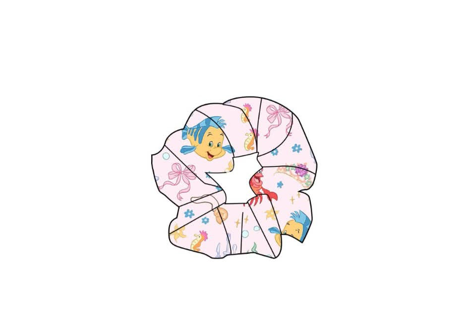 Sebastian & Flounder Scrunchie