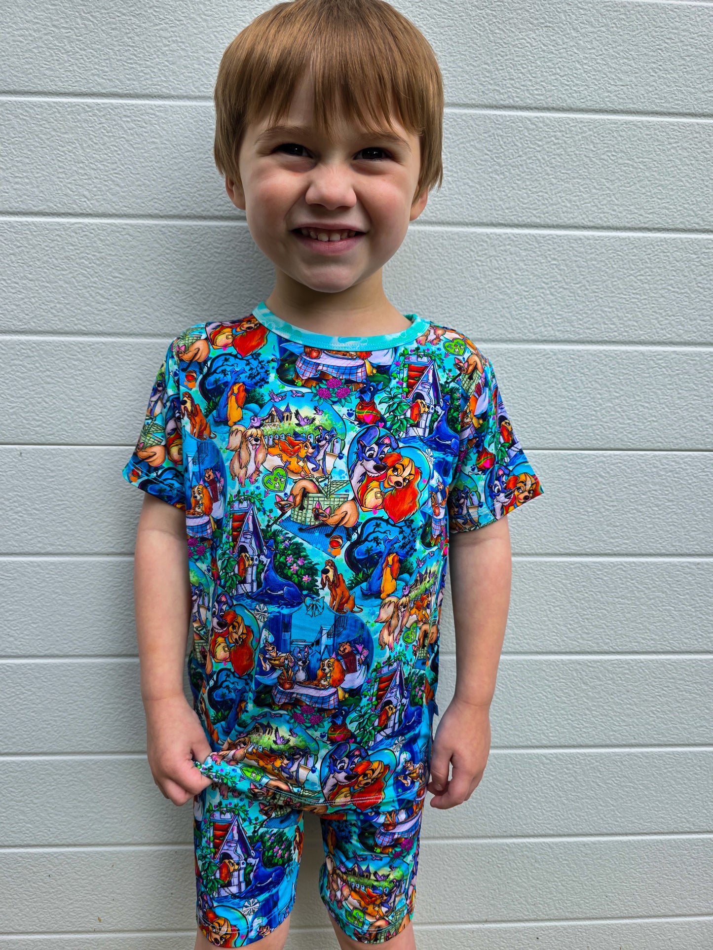 Love On A Leash PJ Set