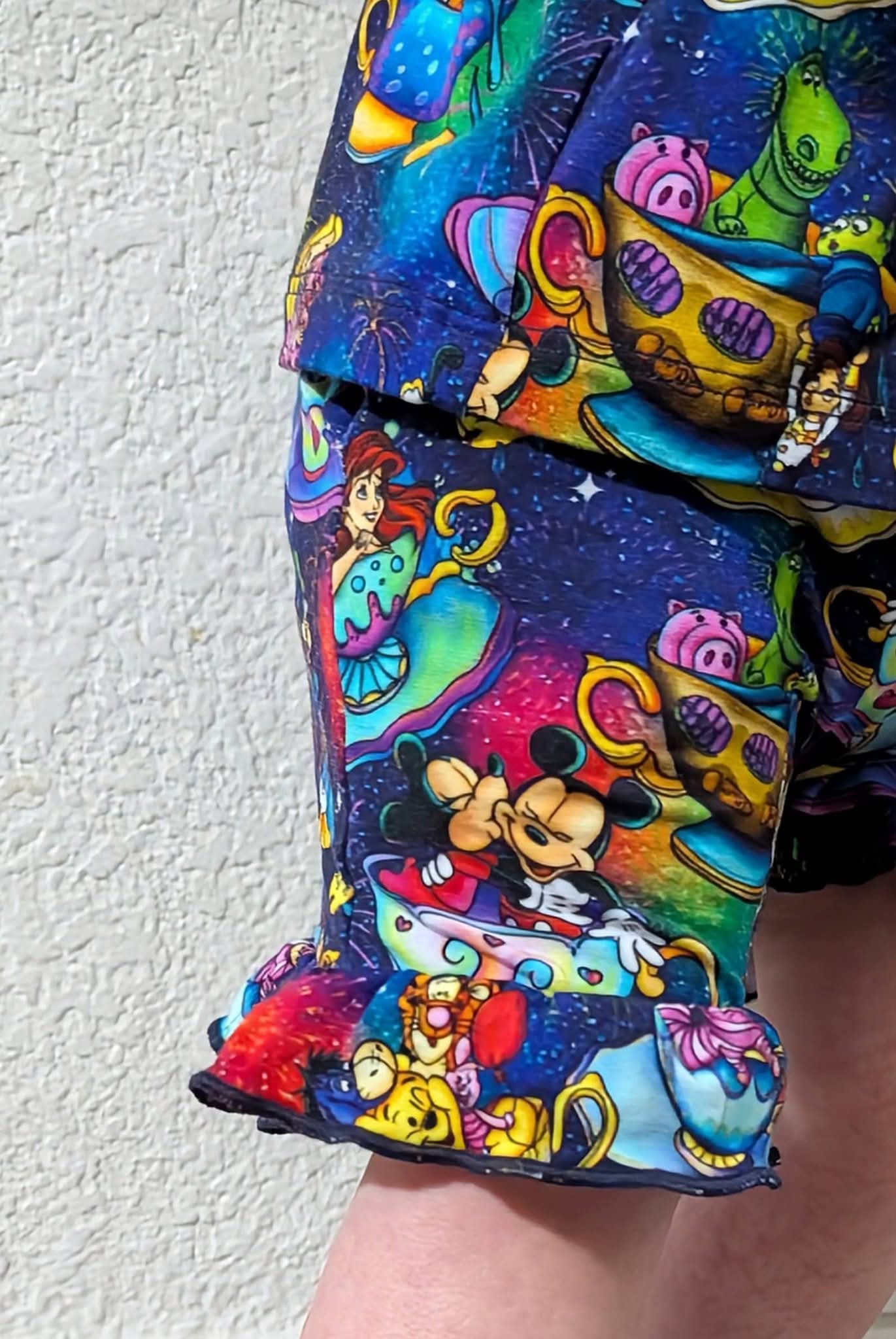 Magic In Every Cup Tank Top and Ruffle Shorts Set