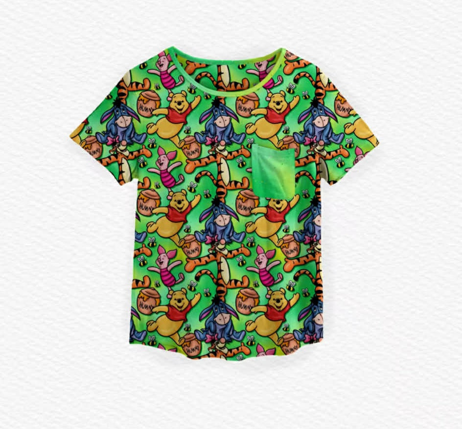 Pooh Adult Pocket Tee
