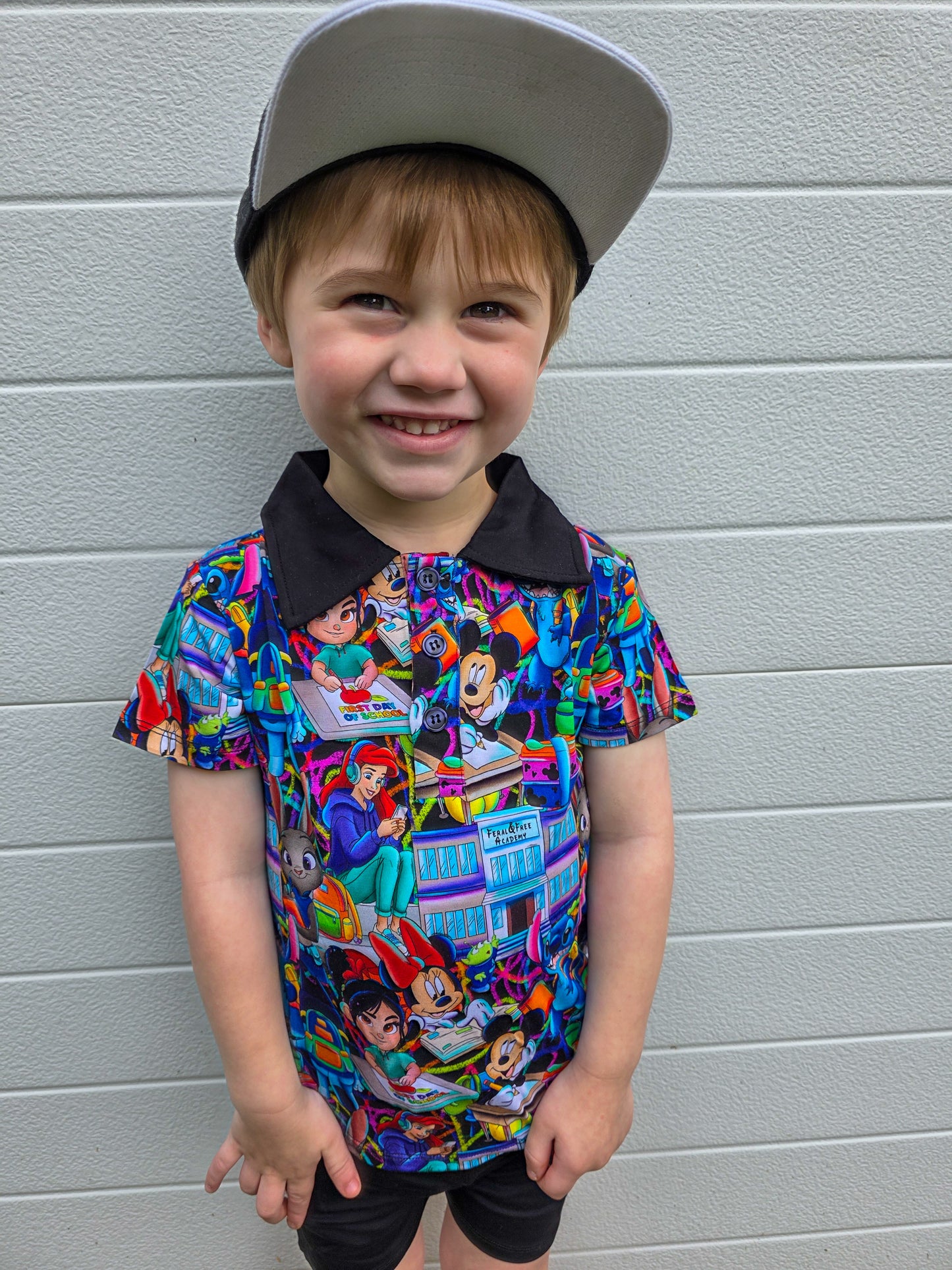F&F Academy Magic Scholars Polo Shirt and Shorts