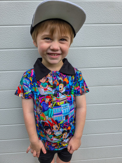 F&F Academy Magic Scholars Polo Shirt and Shorts
