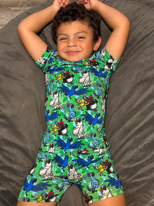 Birds Of A Feather Shorts Set