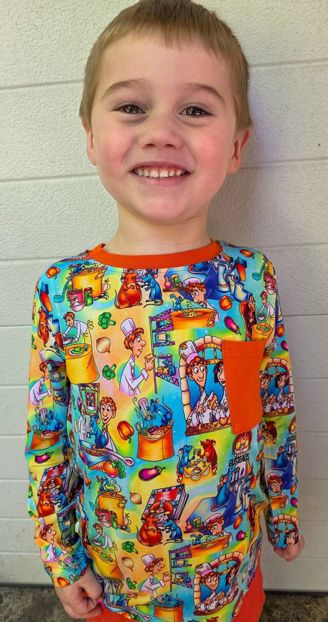 Remy's Recipe long sleeve pocket tee and joggers set