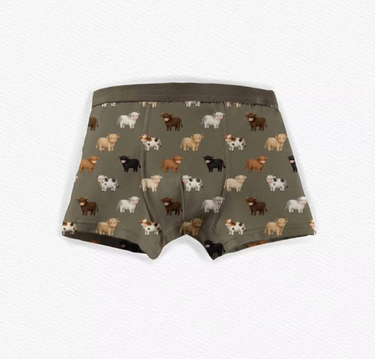 Cows Bamboo Boxers