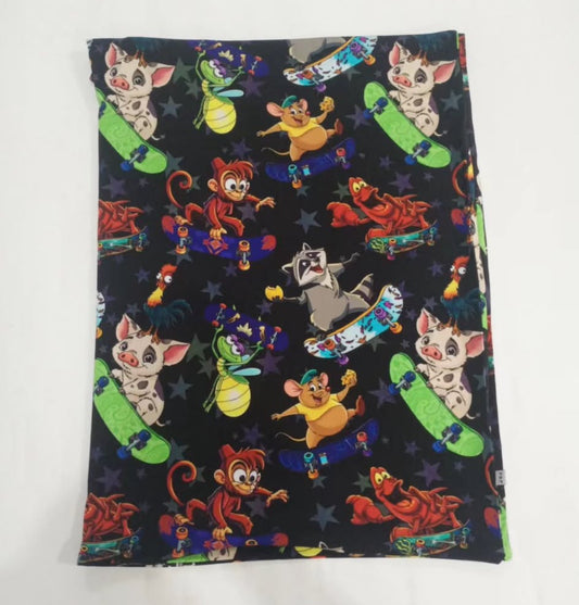 Skateboarding Sidekicks Pillowcase