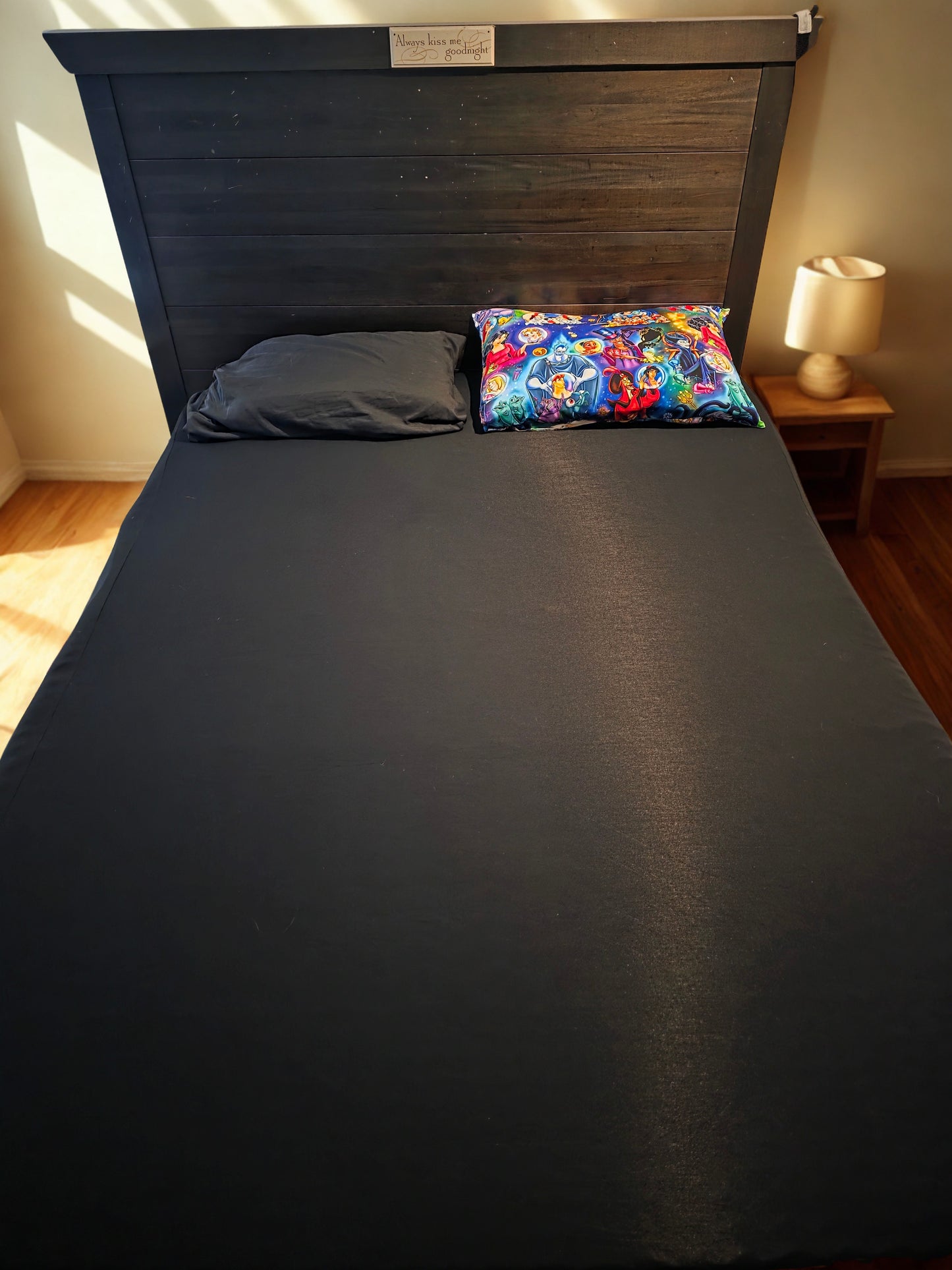 Solid Black Twin Sheet (fits a queen)