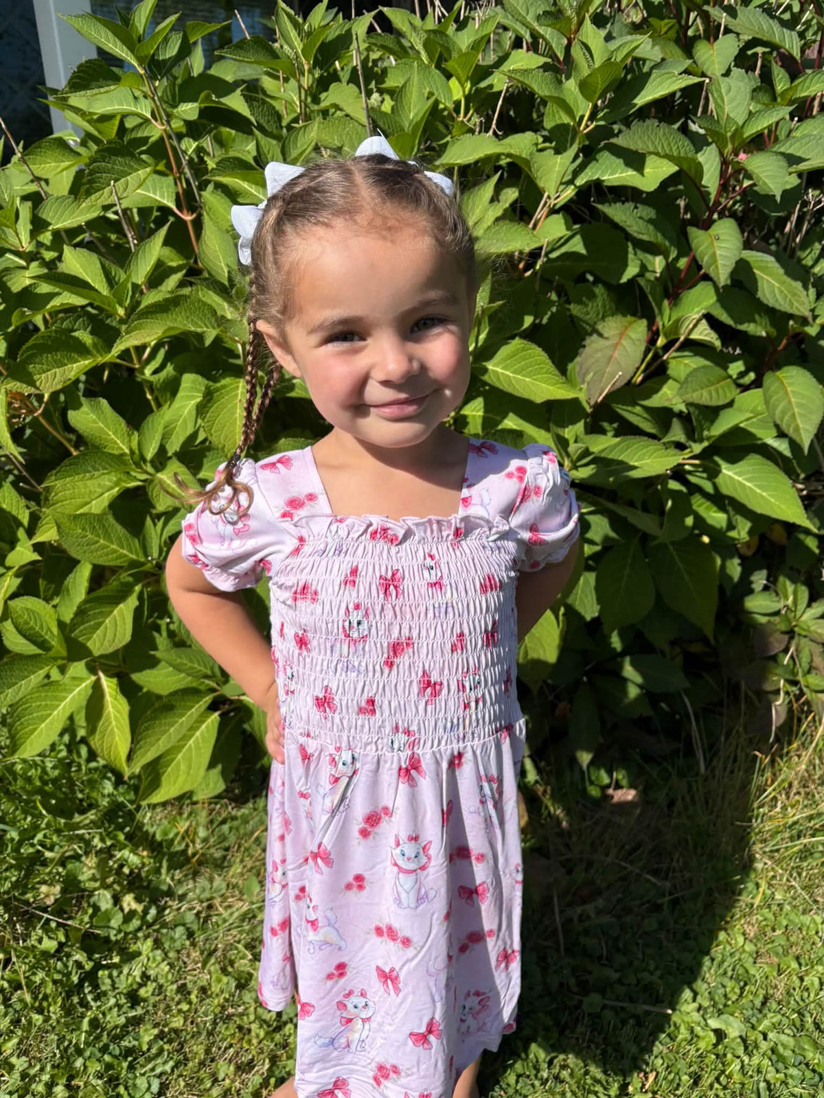 Prim & Purrrfect Smocked Dress