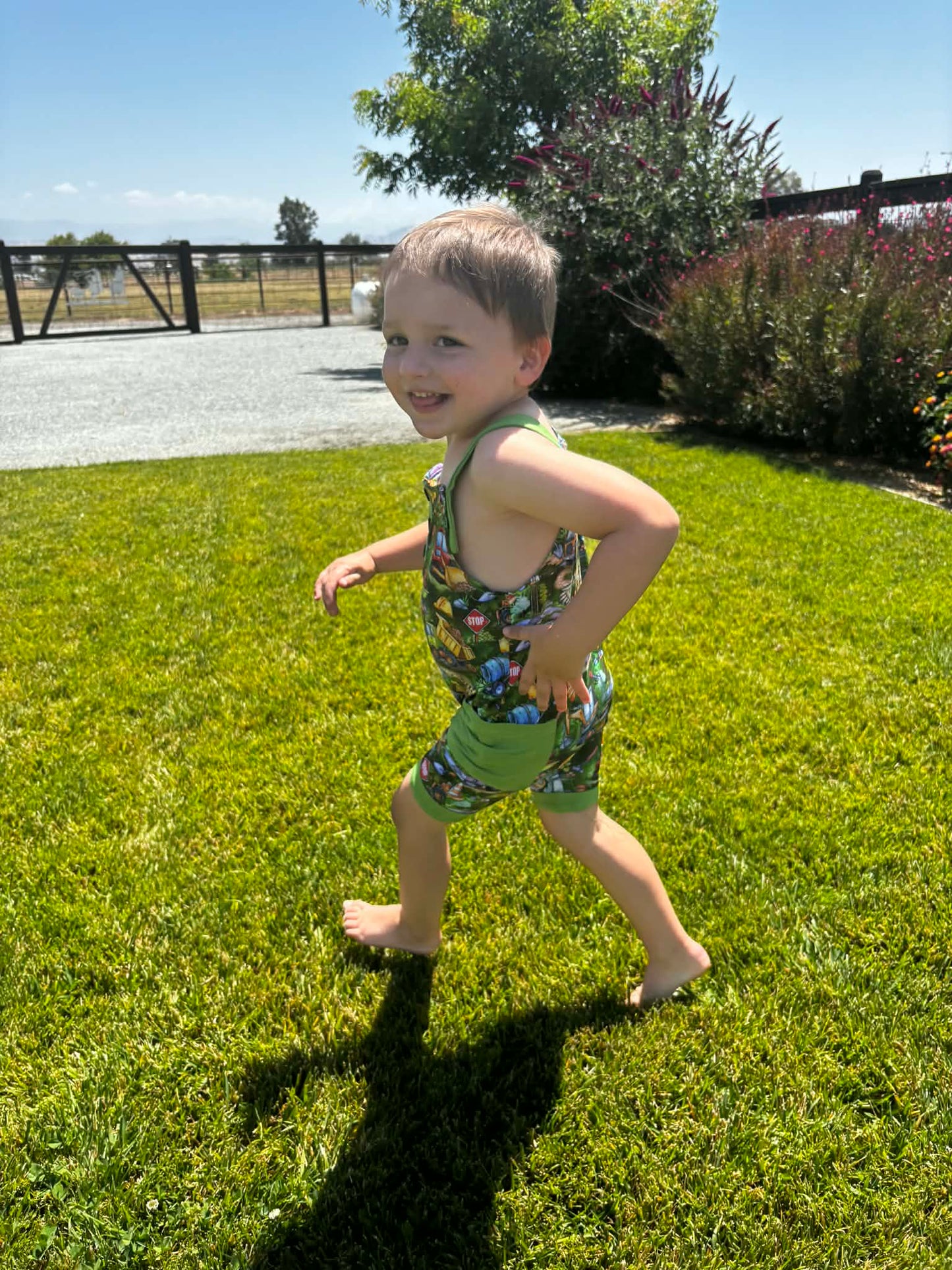 Dirt Road Crew Short Overalls