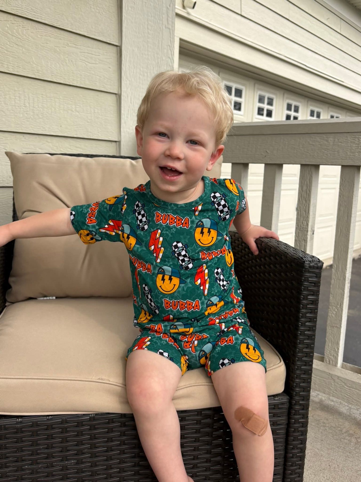 Bubba  shorts set