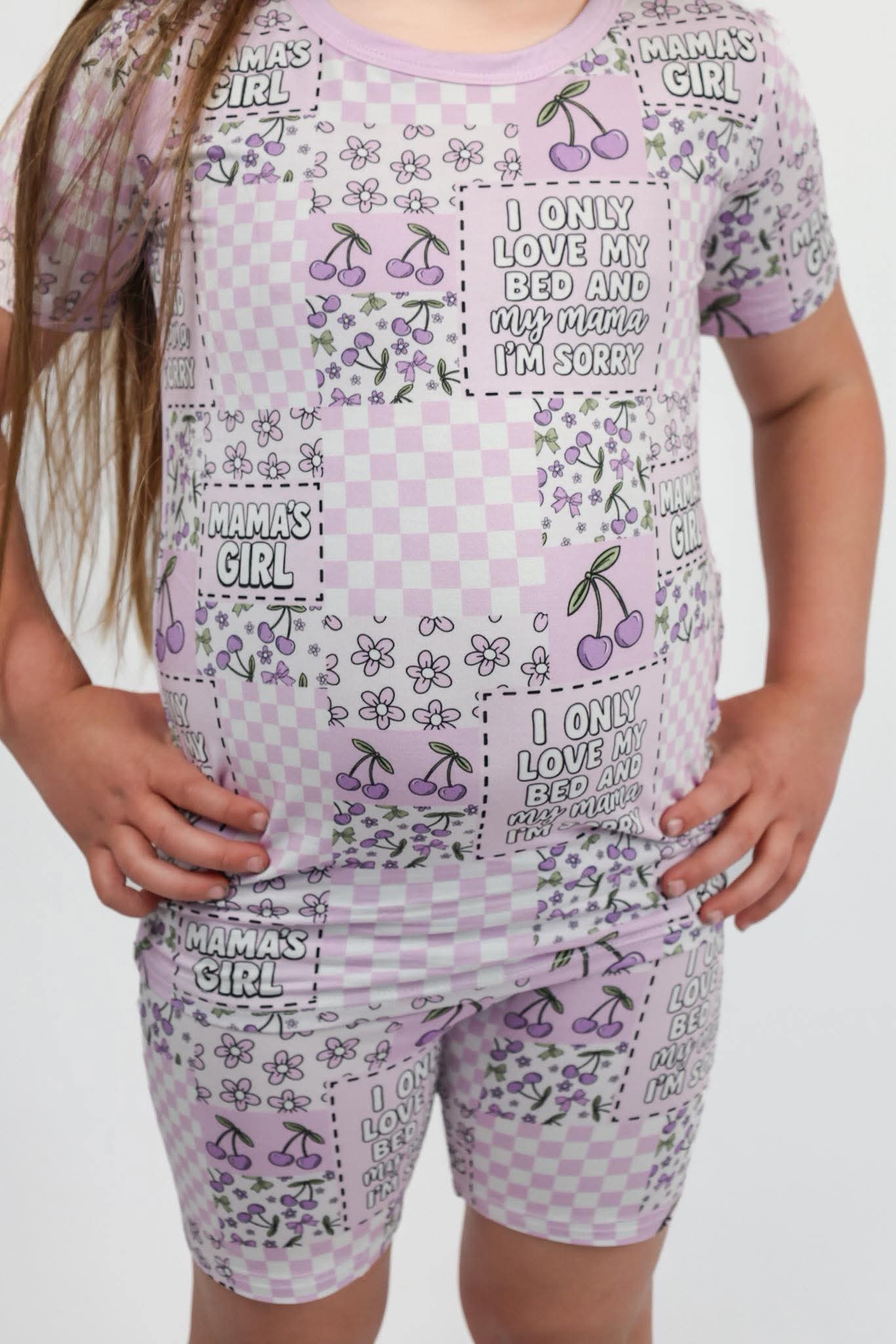 Mama's Girl PJ Shorts Set