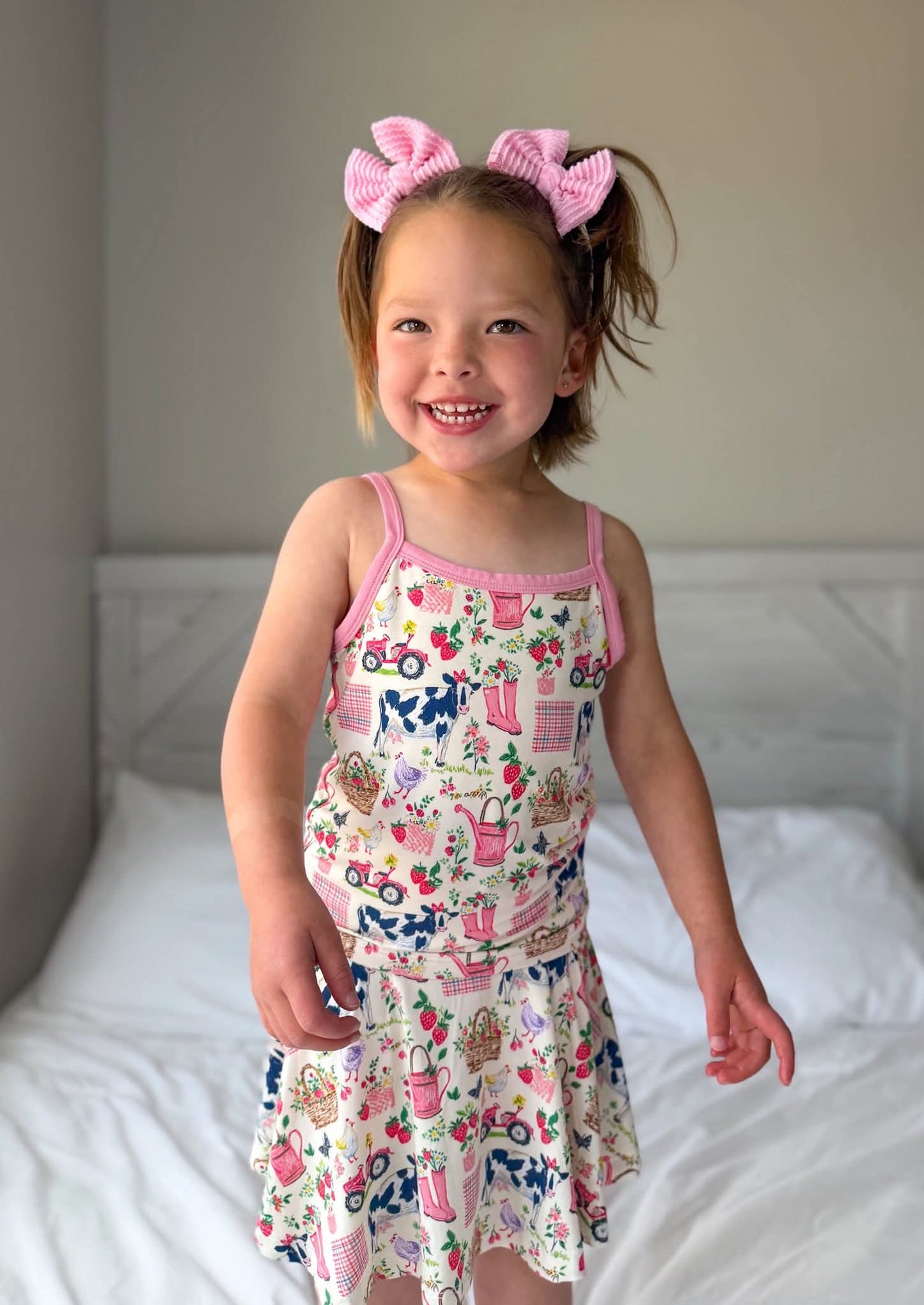Farm Girl tank and skirt set