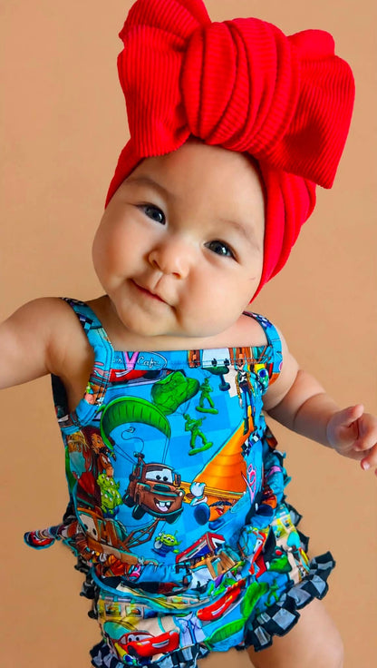 Cars Story Ruffle Bummie Set
