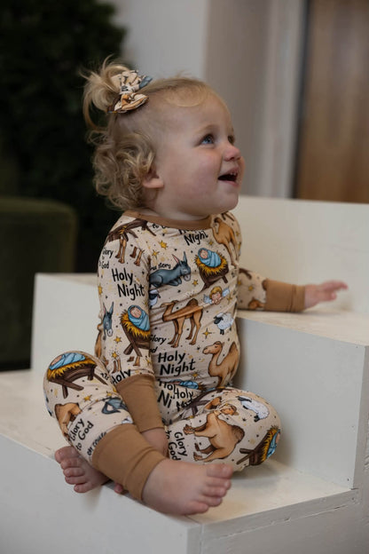 Holy Night Long Sleeve Pants PJ Set
