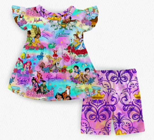 Princesses Peplum Set
