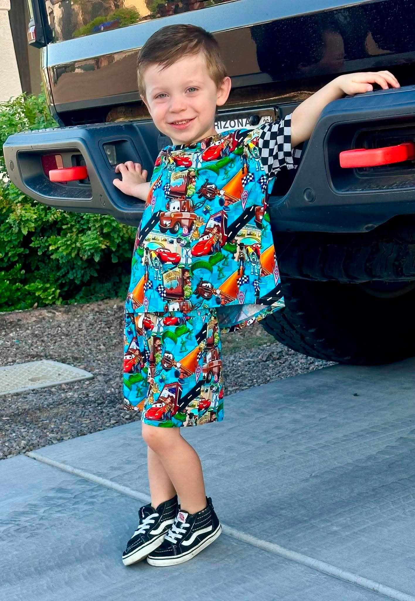 Cars Story Boxy Tee & Shorts Set