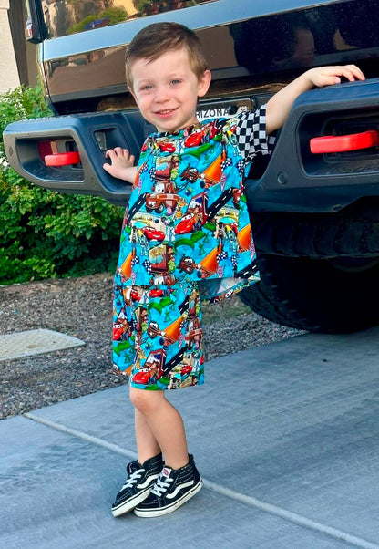 Cars Story Boxy Tee & Shorts Set