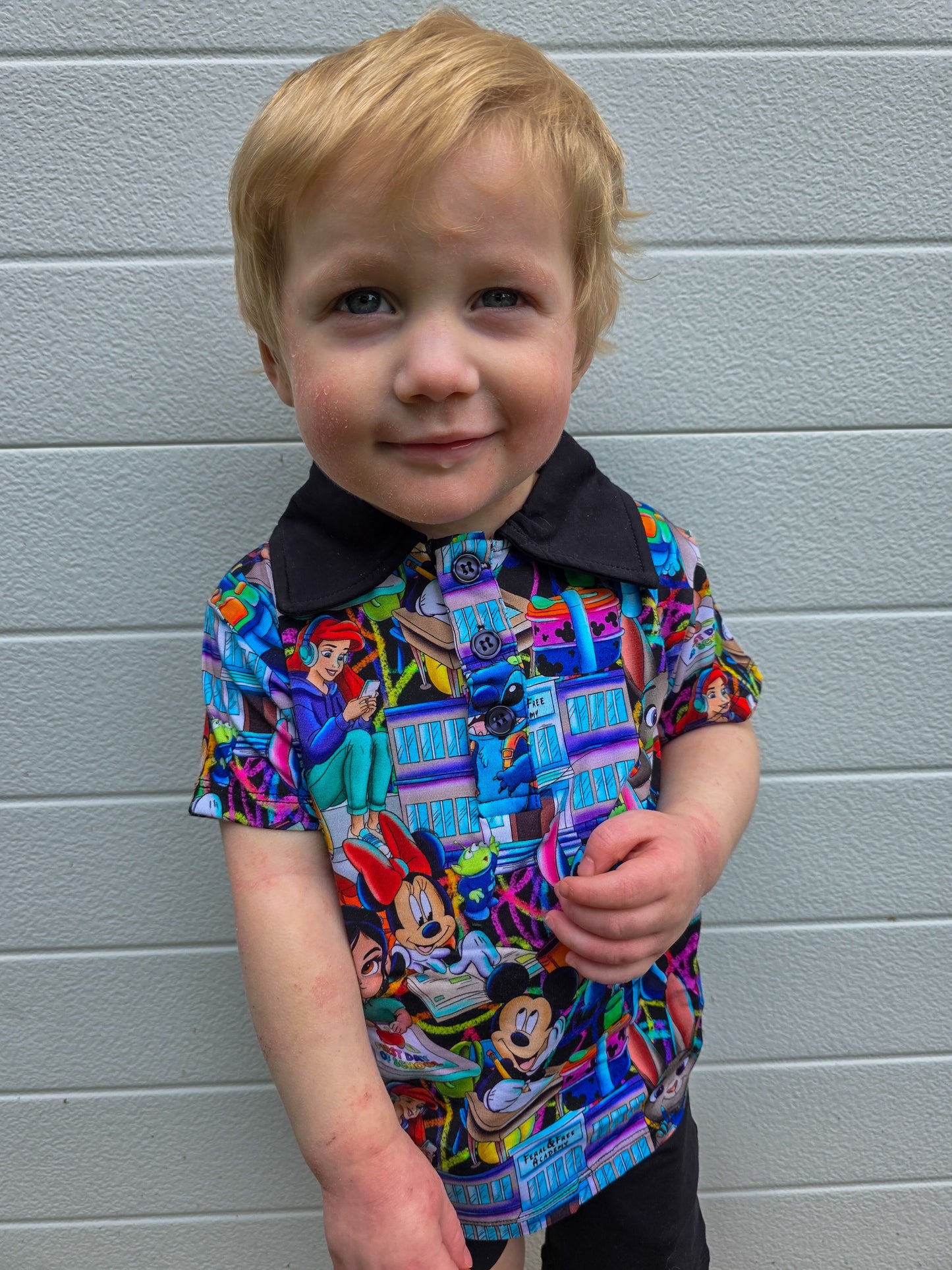 F&F Academy Magic Scholars Polo Shirt and Shorts