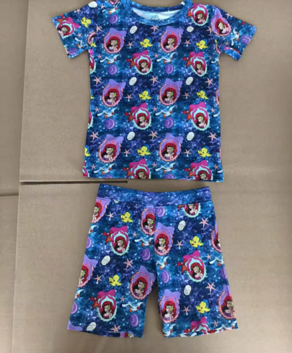 Ariel PJ Shorts Set