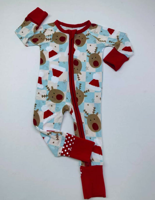 Reindeer Long Sleeve Pants PJ Set