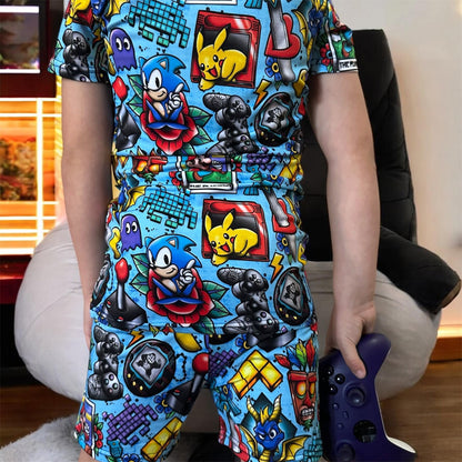 Game Mode: NOSTALGIA PJ Shorts Set Size up