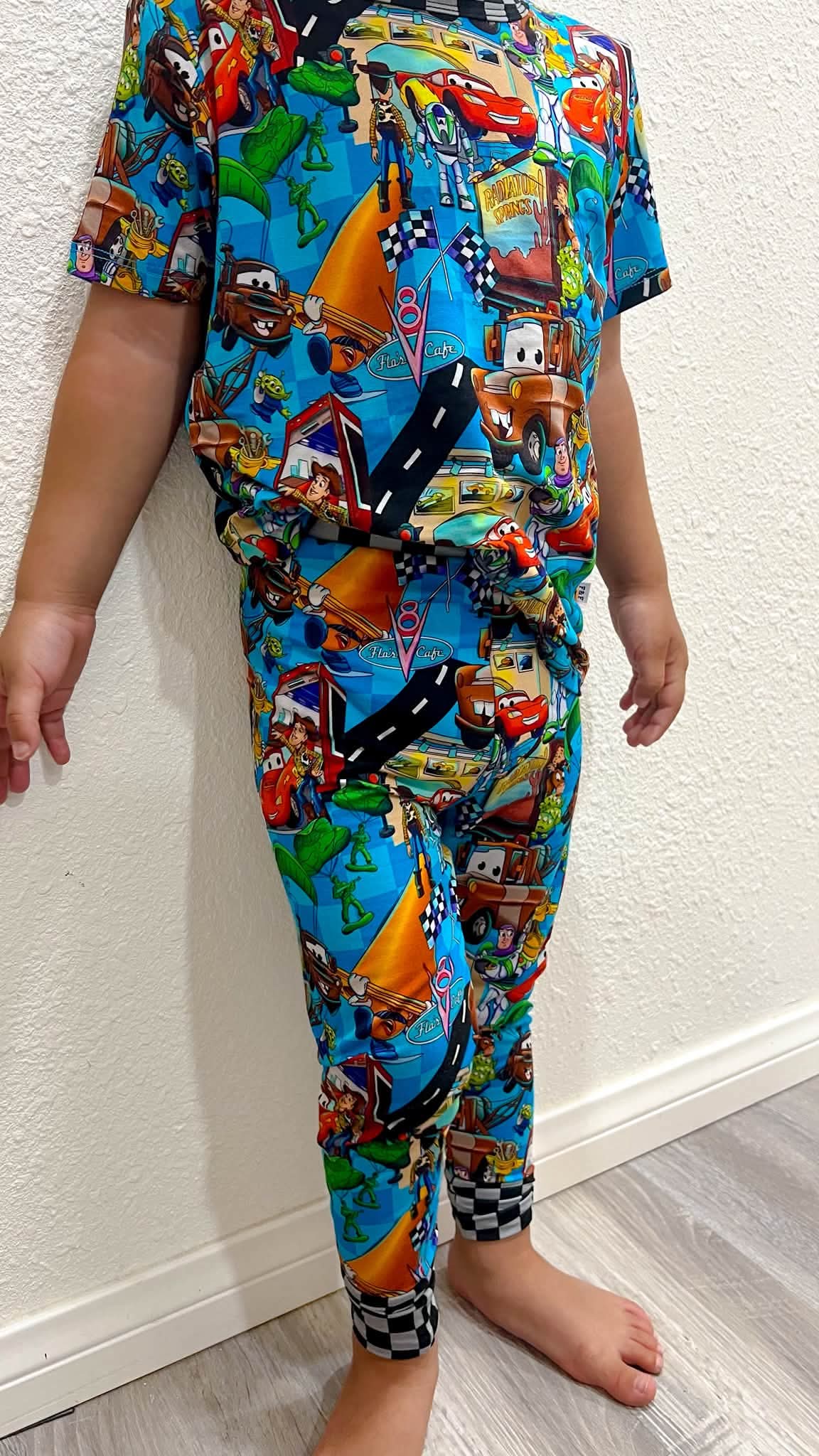 Cars Story Short Sleeve and Pants PJ Set