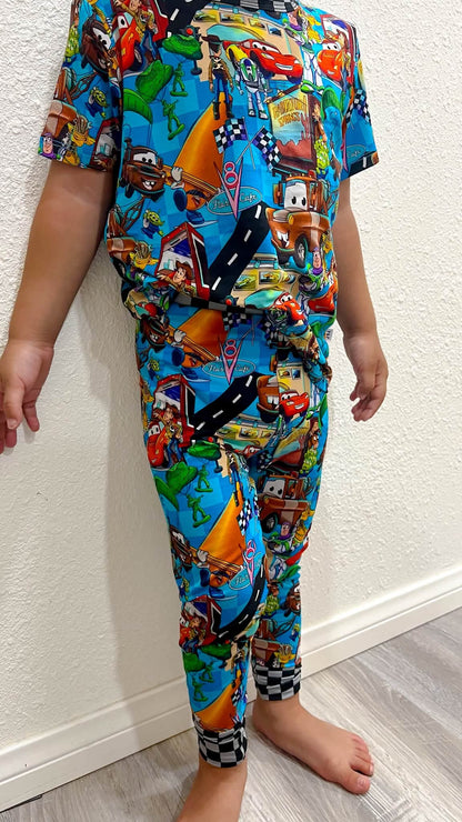 Cars Story Short Sleeve and Pants PJ Set