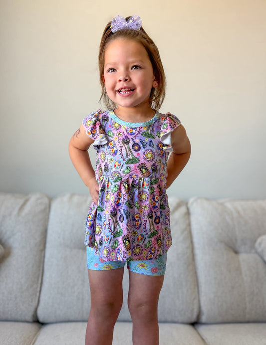 Floating Dreams Peplum Set