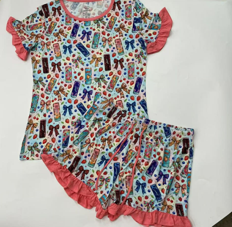 Alani Ruffle Shorts Set