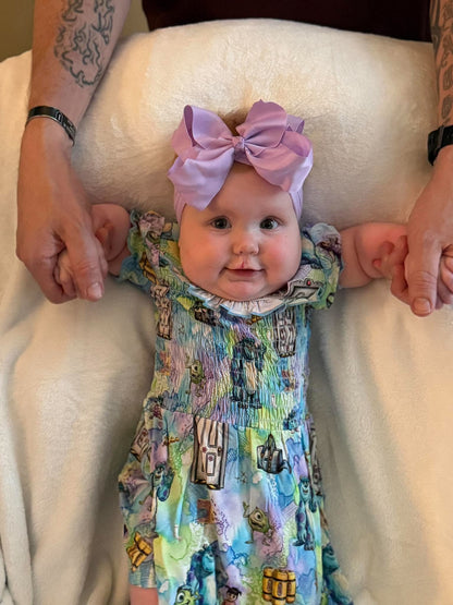 Boo's Door Smocked Dress