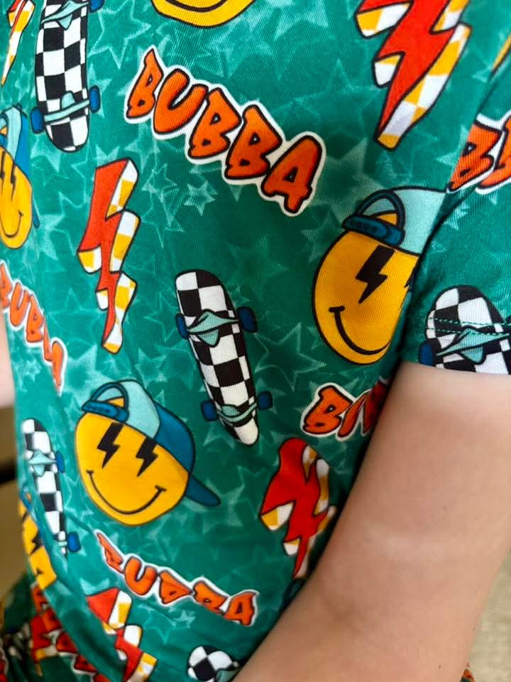 Bubba  shorts set