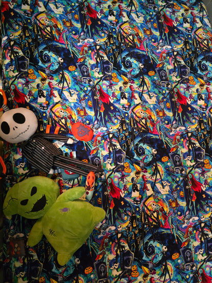 Pumpkin Kings Midnight Reign Bamboo Crib Sheet