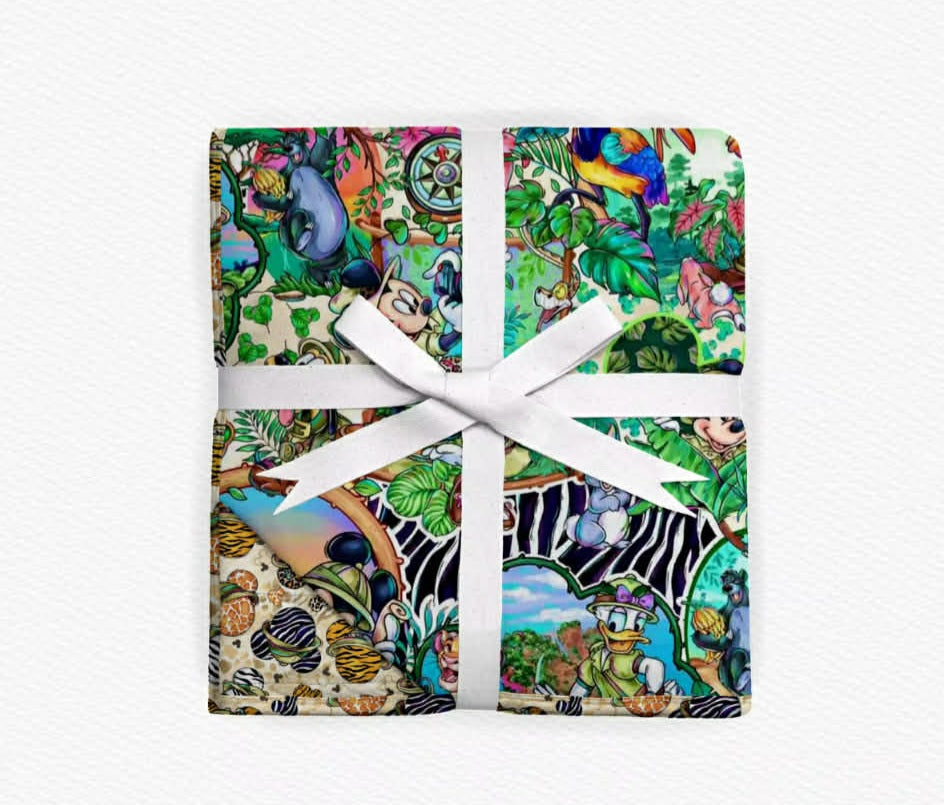 Mickey Safari Quilted Blanket
