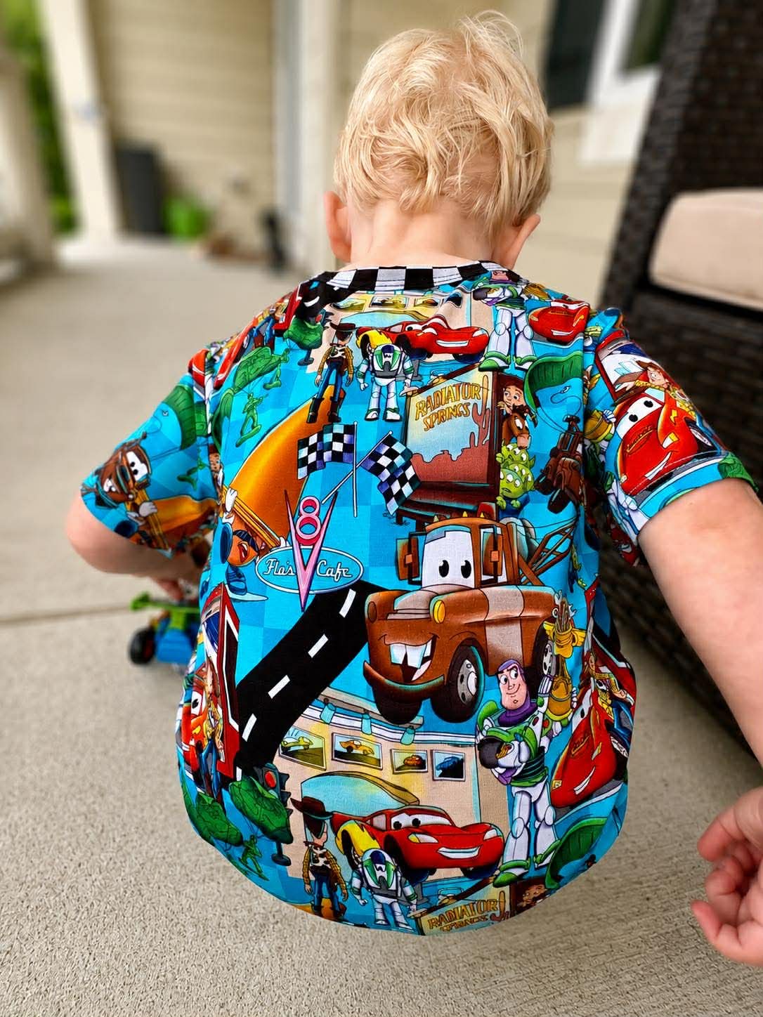 Cars Story Short Sleeve and Pants PJ Set