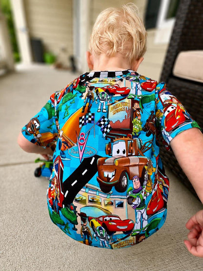 Cars Story Short Sleeve and Pants PJ Set